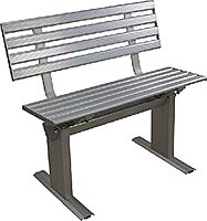 Springfield Marine 1099050-2 Aluminum Bench Seat 2 Person