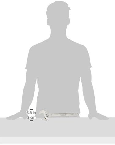 Stanley 12in Adjustable Wrench - 12in Length - Chrome - Chrome Vanadium Steel - Rust Resistant, Lanyard Hole