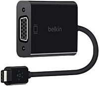 Belkin USB-C to VGA Adapter, Black (B2B143-BLK)
