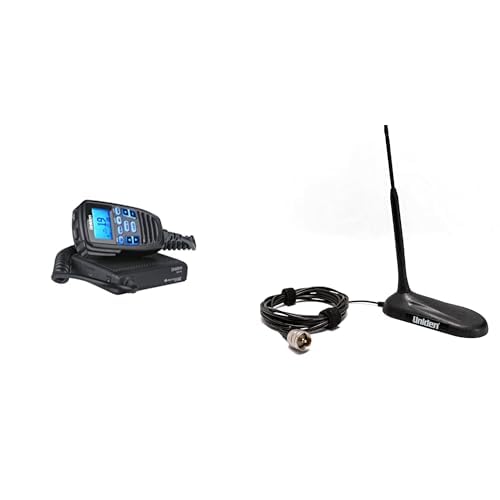 Bundle of Uniden CMX760 Bearcat Off Road Series Compact Mobile CB Radio + Uniden BCATPL259-19 Low Profile 18 Inch Magnetic