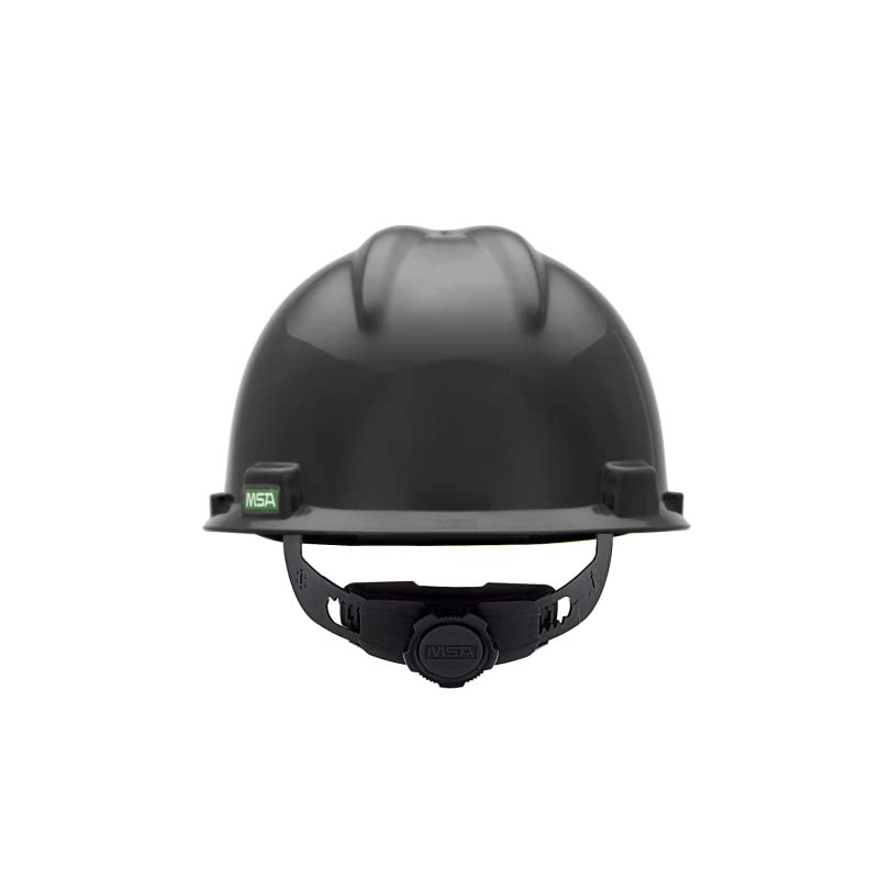 MSA 492559 V-Gard Cap Style Safety Hard Hat With Fas-Trac III Ratchet Suspension | Polyethylene Shell