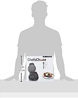Chef'sChoice KrumKake Maker Features Nonstick Surface and Instant Heat Recovery with Temperature Control and Ready Light