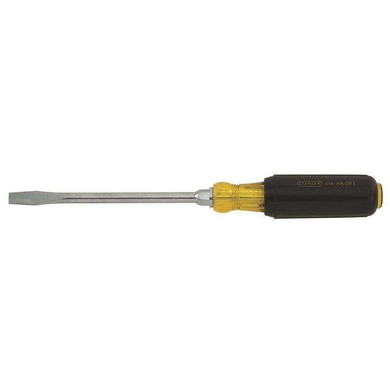 Stanley 5/16 In. X 6 In. Vinyl Grip Round Blade Slotted Screwdriver