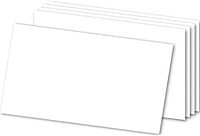 Office Depot Brand Blank Index Cards, 3" x 5", White, Pack of 300