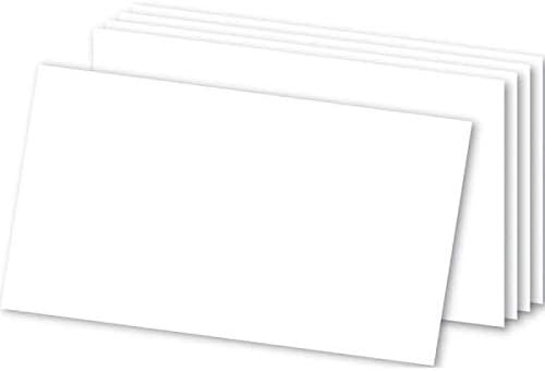 Office Depot Brand Blank Index Cards, 3" x 5", White, Pack of 300