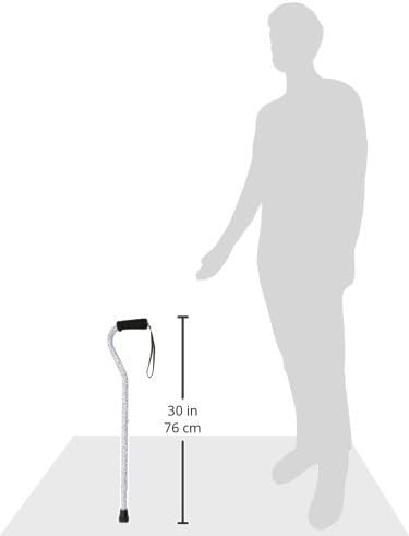 DMI Adjustable Designer Cane with Offset Handle