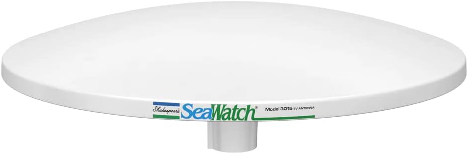 Shakespeare SeaWatch 15" Marine TV Antenna - 12VDC/110VAC, White