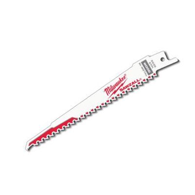 Milwaukee 6" 5 TPI SAWZALL Blade (100 Pack), 48-01-7035, Lot of 100