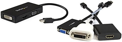 StarTech.com 3-in-1 Mini DisplayPort Adapter - Mini DP to HDMI, DVI, VGA or DisplayPort