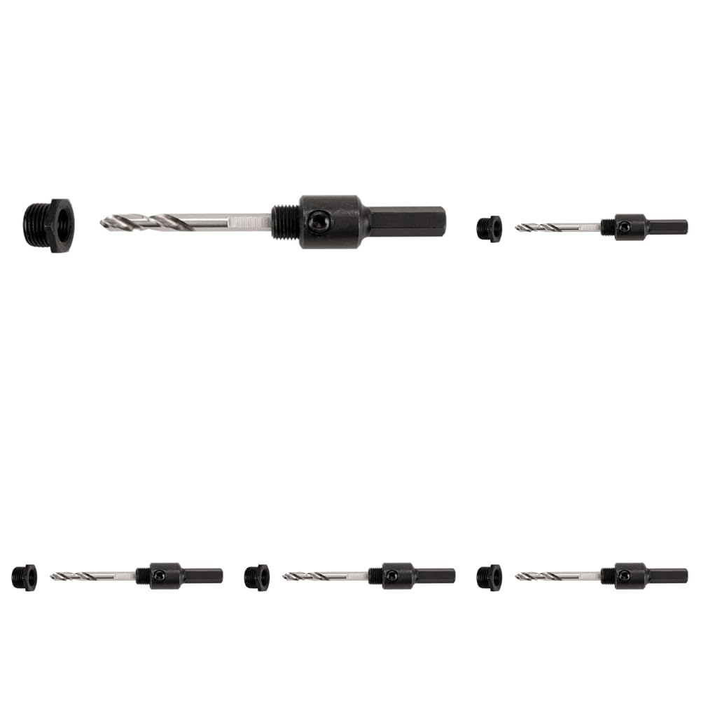 Klein Tools 31905 Hole Saw Arbor with Adapter, 3/8-Inch (Pack of 5) 3/8" (Pack of 5)