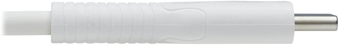 Tripp Lite Safe-IT USB-C to Lightning Charge Cable, Hospital-Grade Protection (M/M), MFi Certified, White