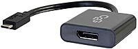 C2G USB Adapter, USB C to Display Port Adapter Converter, Black, Cables to Go 29482