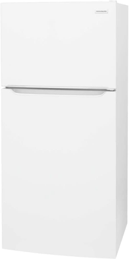 Frigidaire FFTR2045V 30 Inch Wide 20 Cu. Ft. Top Freezer Refrigerator with Crisper Bins and LED Lights - White