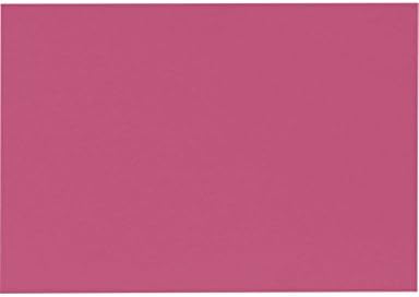 LUX Mini Flat Cards, #17, 2 9/16in x 3 9/16in, Magenta Pink, Pack Of 50