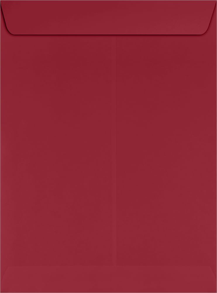 LUX Open-End 9in x 12in Envelopes, Peel & Press Closure