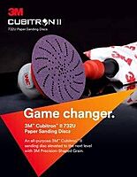3M Cubitron II Hook & Loop 5" Disc, 80 Grit, Ceramic (732U)