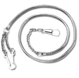 UNIFORM ACCESSORIES Whistle Chain with Button Hook