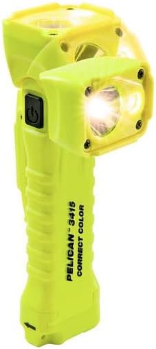 Pelican 034150-0361-245 3415MCC,3AA-LED,RT-Angle,MAGNETCLIP,YW 19x16x11