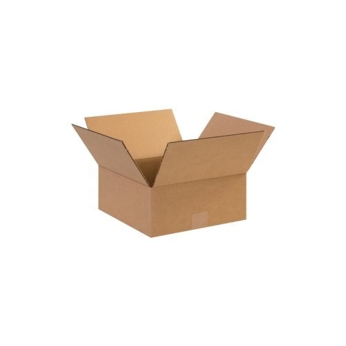 Partners Brand Flat Corrugated Boxes, 12in x 12in x 5in, Kraft, Pack Of 25