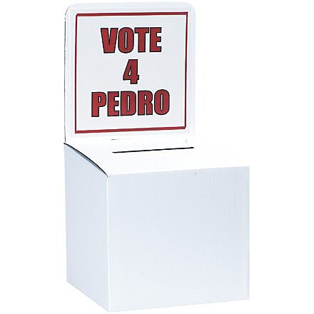 Ballot Box 10-inch x 10-inch x 9-inch White 10/Bundle (MBALLOT)