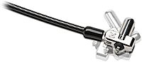 Kensington N17 Keyed Laptop Lock for Dell Laptops On Demand - Master - Master Keyed Lock - Carbon Steel - 6 ft - For Notebook, Tablet