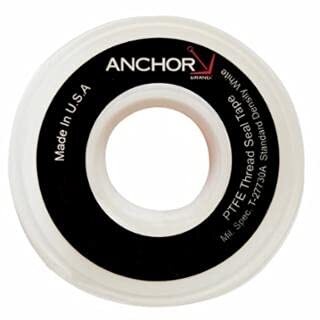 ANCHOR BRAND, 102-3/4X520PTFE-YEL, 3/4" X 520 FD YELLOW THREAD SEAL TAPE