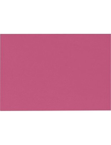 Envelopes.com LUXPaper A6 Flat Cards | 4 5/8" x 6 1/4" | Magenta Pink | 100lb. Cover | 50 Qty