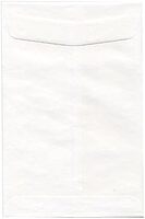 JAM Paper Open-End 6in x 9in Catalog Envelopes, Gummed Seal, White, Pack Of 25 Envelopes