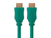 Monoprice 6ft 28AWG High Speed HDMI Cable w/Ferrite Cores - Green 1 Pack