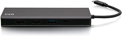 USB-C® 9-in-1 Dual Display Docking Station with 60W Power Supply, HDMI®, Ethernet, USB