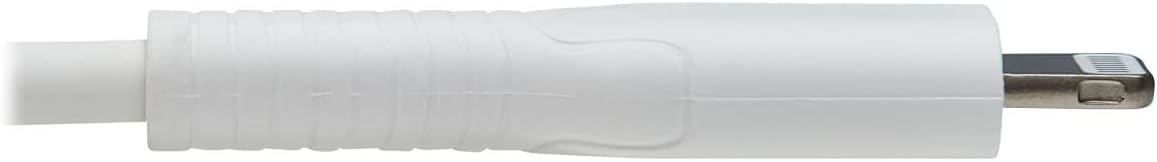 Tripp Lite Safe-IT USB-C to Lightning Charge Cable, Hospital-Grade Protection (M/M), MFi Certified, White