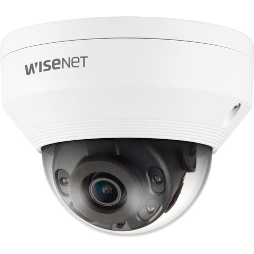 Wisenet QNV-6012R1 2 Megapixel Indoor/Outdoor Full HD Network Camera - Color - Dome - 65.62 ft Infrared Night Vision - H.264