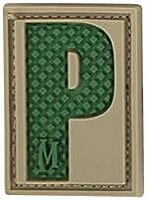 MAXPEDITION Letter P 3D Morale Patch