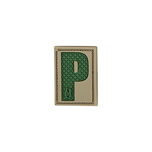 MAXPEDITION Letter P 3D Morale Patch