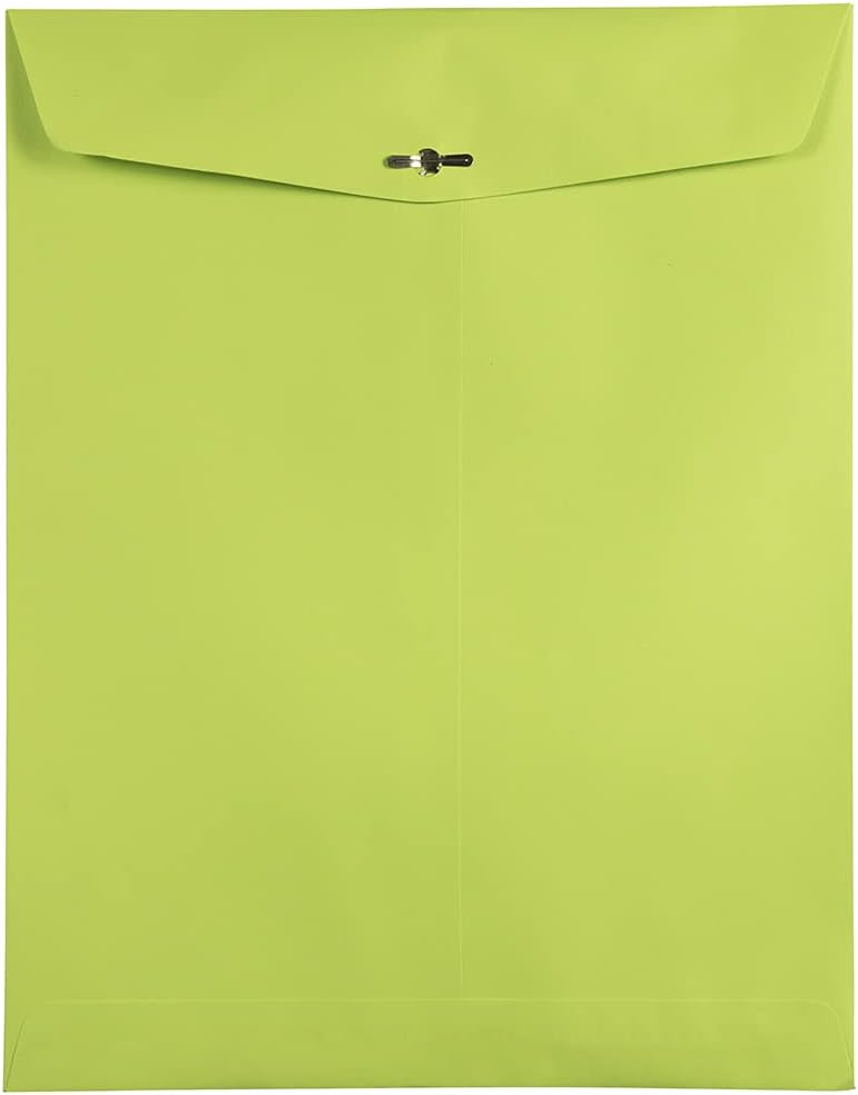 JAM PAPER 10 x 13 Open-End Catalog Envelopes with Clasp Closure