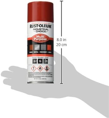 RUST-OLEUM Industrial Choice 1600 System Multi-Purpose Enamel Spray Paint, 12 oz