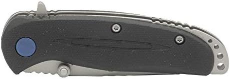 Smith & Wesson Nylon Blue 6in High Carbon S.S. Folding Knife with 2.75in Tanto Point Blade and Glassfilled Nylon Handle