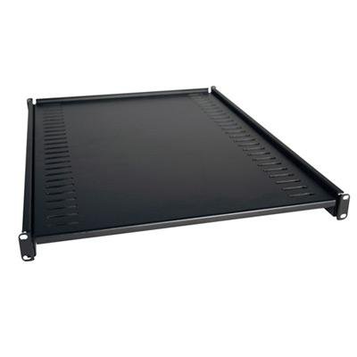 Tripp Lite Rack Enclosure Cabinet Heavy Duty Fixed Shelf 250lb Capacity - Black - Cold-rolled Steel (CRS)