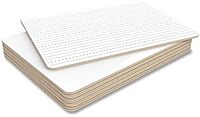 U Brands Double-Sided Dry Erase Lap Board, 12 x 9 in, White Surface, 10/Pack