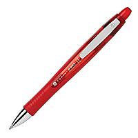 Office Depot Brand Super Comfort Grip Retractable Ballpoint Pens, Medium Point, 1.0 Mm, Red Barrels, Red Ink, Pack of 12