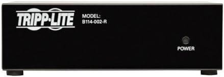 Tripp Lite 2-Port VGA Splitter with Signal Booster High Resolution Video, 350MHz