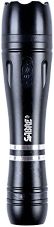 SABRE 2-in-1 Tactical Stun Gun with LED Flashlight, Self Defense Stun Gun with 2.517 µC Charge Produces Intolerable Pain