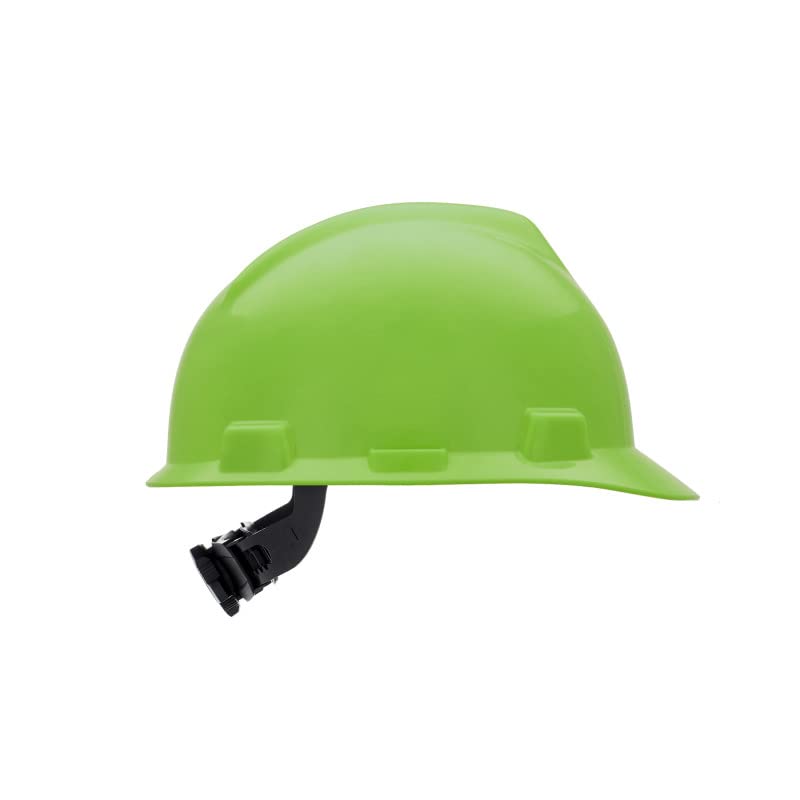 MSA 815565 V-Gard Cap Style Safety Hard Hat With Fas-Trac III Ratchet Suspension | Polyethylene Shell