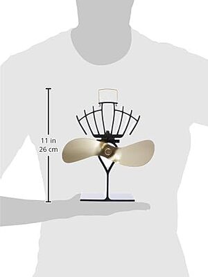 UltrAir Heat Powered Stove Fan - Powerful Classic Design, High Performance, Perfect for Wood Stoves