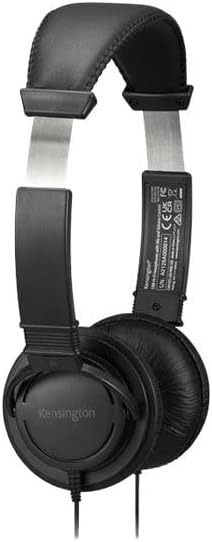 Kensington Hi-Fi USB Headphones with Mic & Volume Control Button (K33065WW) USB-A