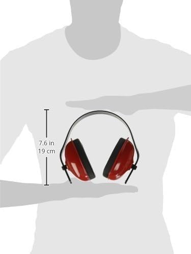 Howard Leight by Honeywell - HLIQM24+ QM24+ Multi-Position Dielectric Safety Earmuff (QM24), Red
