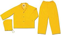 MCR SAFETY Classic 3-Piece Rainsuit (.35mm PVC / Polyester)