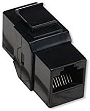 Intellinet Cat6 Inline Coupler, Keystone Type - Network coupler - RJ-45 (F) to RJ-45 (F) - CAT 6 - black