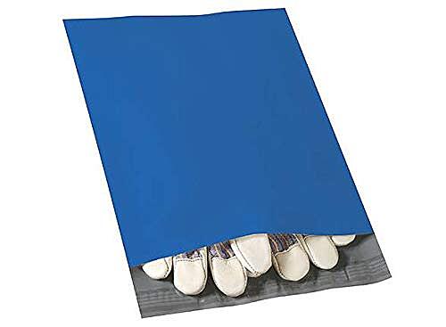 Partners Brand 10in x 13in Poly Mailers, Blue, Case Of 100 Mailers