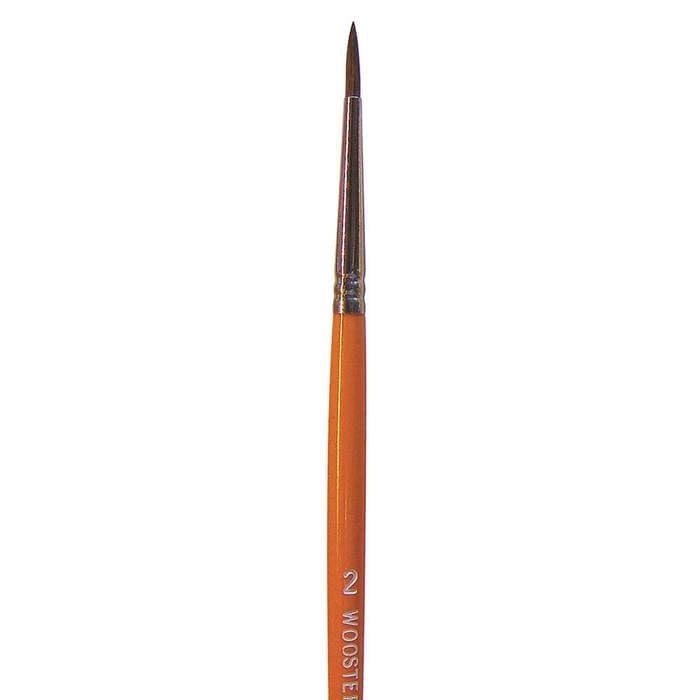 #2 Wooster F1628 Artist Brush Camel Hair Watercolor Pointed Artist Paint Brush